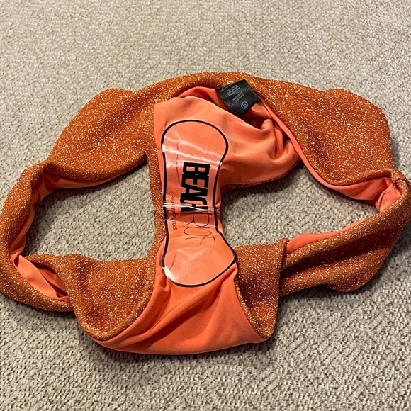 New! Beach Riot Vanessa bikini bottom chili sparkle 14393 - Picture 9 of 11